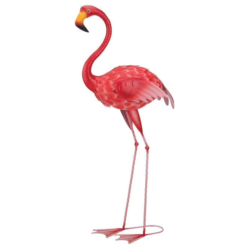 Rocker Flamingo Decor - LG - 20"x9"x43.5"
