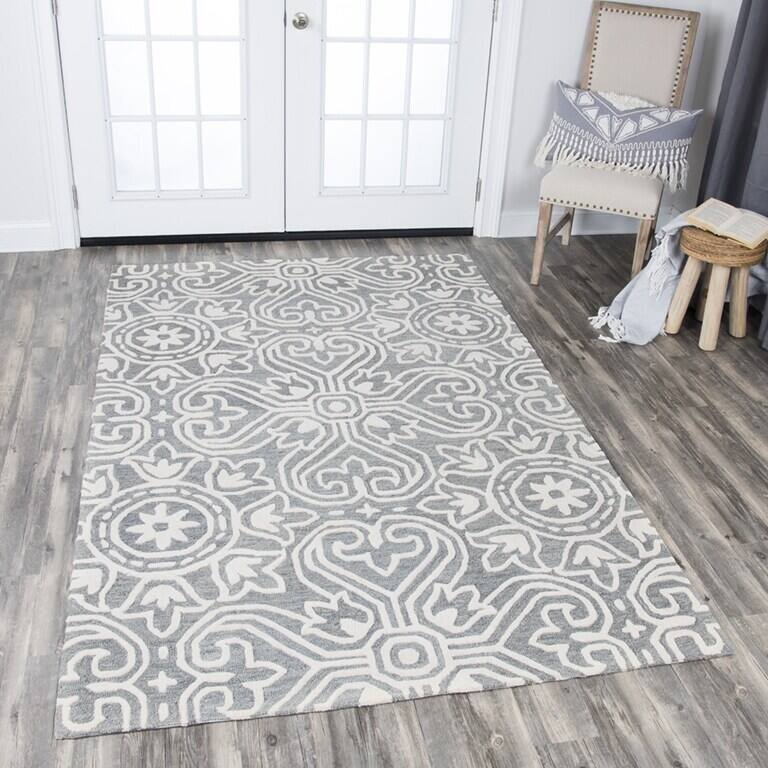 Alora Decor Lavine Hand-tufted Medallion Wool Rug