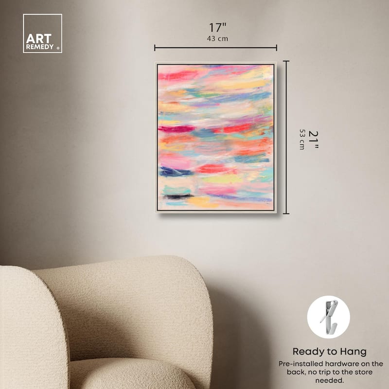 Color Play III Canvas by Art Remedy