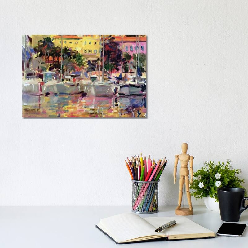 iCanvas "Golden Harbour Vista" by Peter Graham Canvas Print - 8x12x0.75