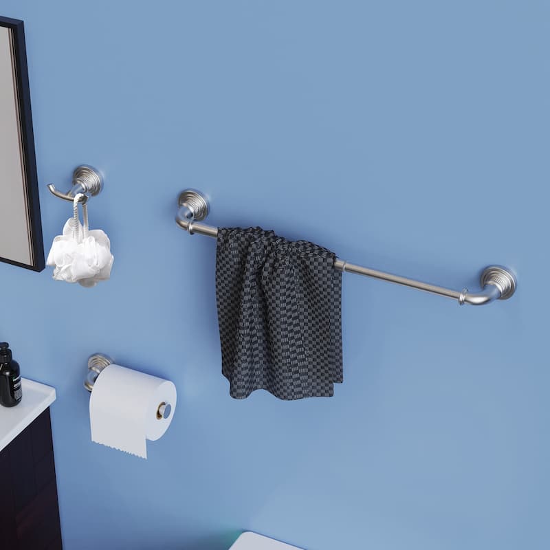 Topcraft Wall Mounted Stainless Steel Bathroom 5 Piece Hardware Set