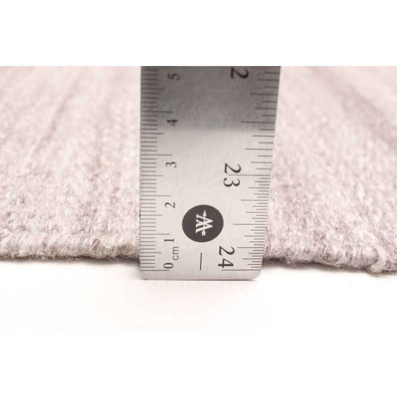 ECARPETGALLERY Flat-Weave Ankara FW Chocolate Wool Kilim - 5'2 x 7'7