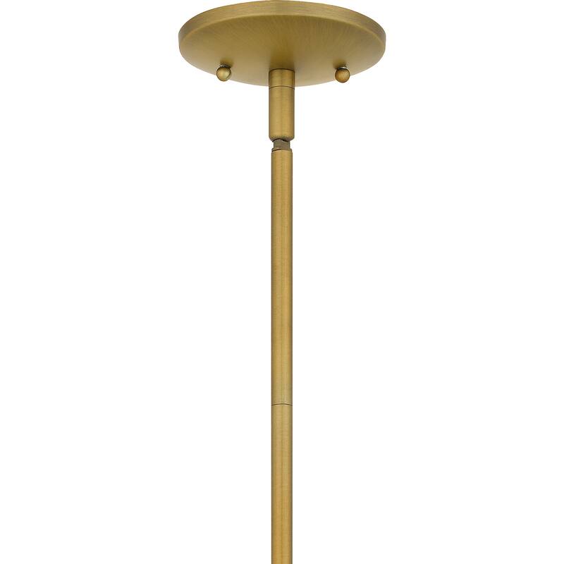 Aliyah 1-Light Aged Brass Mini Pendant Light