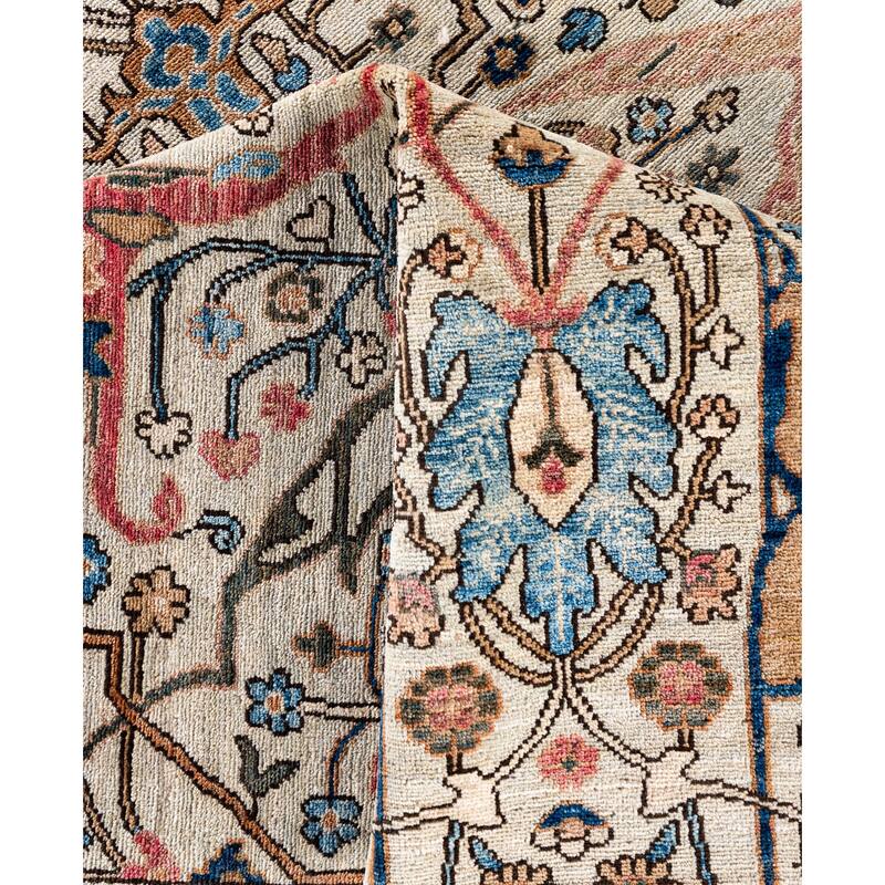 Serapi One-of-a-Kind Hand-Knotted Area Rug - Ivory - 9' 2" x 11' 9"