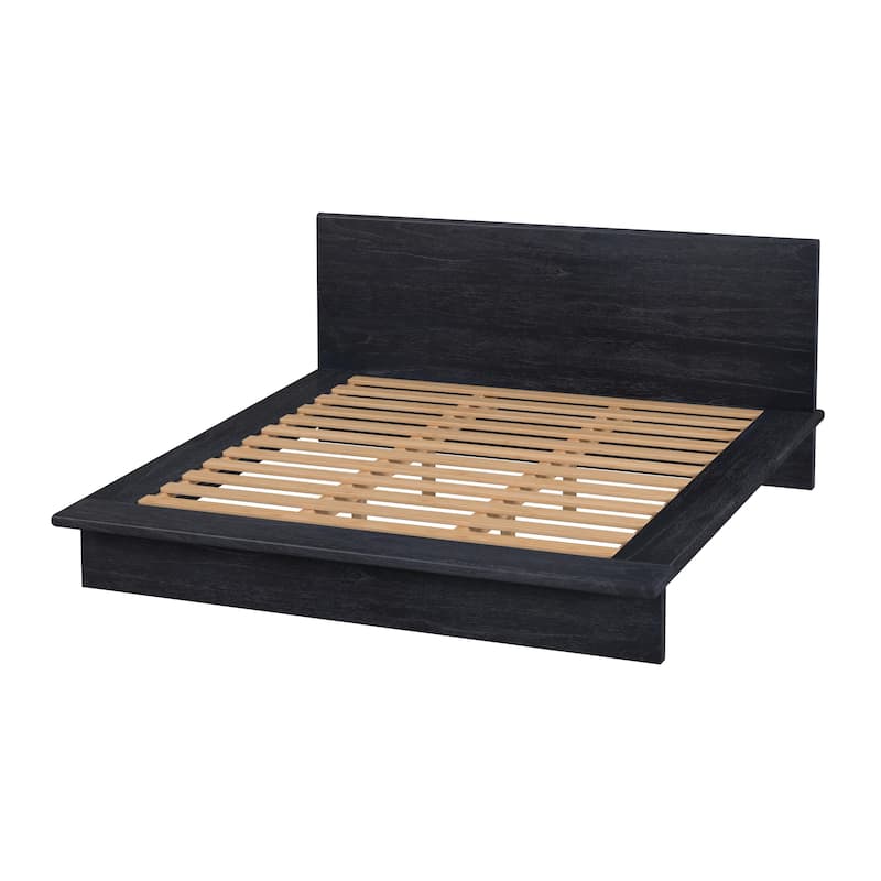 Halmstad Wood Platform Bed