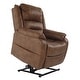 preview thumbnail 9 of 11, Signature Design by Ashley Yandel Brown Power Lift Recliner