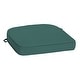 preview thumbnail 6 of 38, Arden Selections ProFoam Essentials Outdoor Rounded Back Seat Cushion 19 x 20 Red Leaf Palm