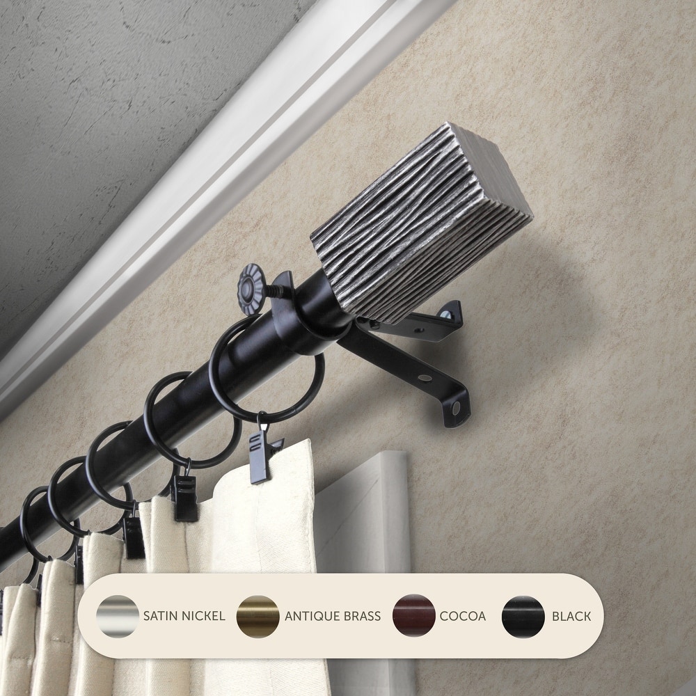 InStyleDesign Birch Adjustable Curtain Rod
