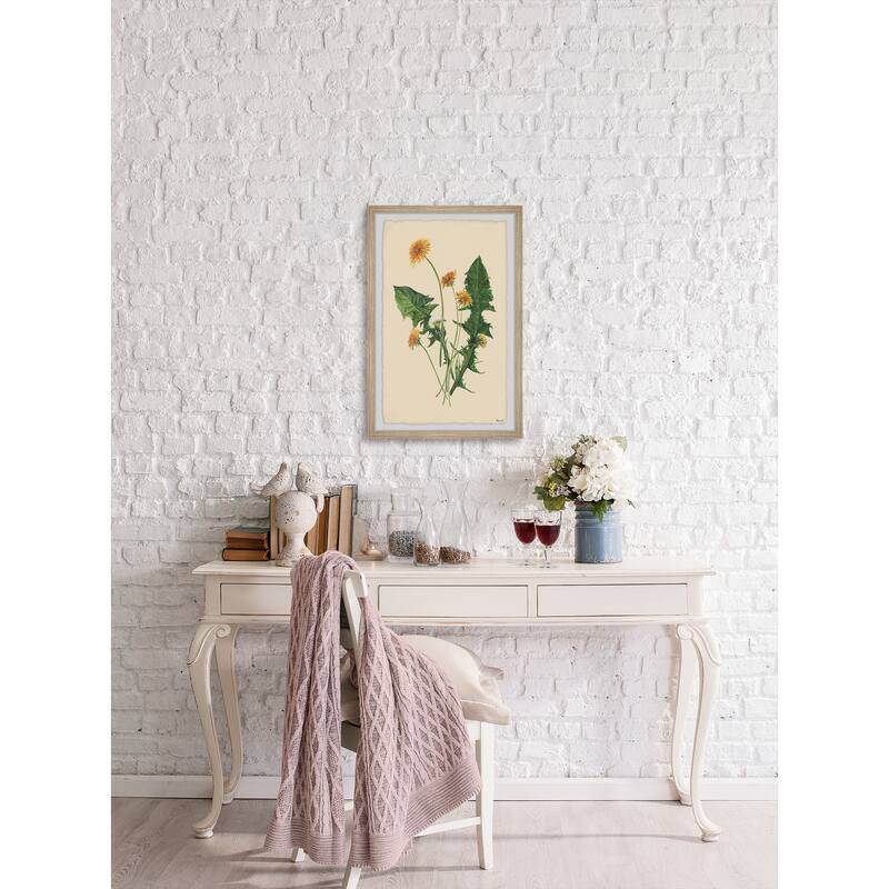 Fresh Dandelions Framed Print