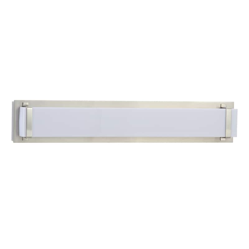 SAFAVIEH Lighting Biserka Vanity Bar Bathroom Sconce - 24"x4.3"x2.8" - Soft Blue - 24Wx4Dx3H
