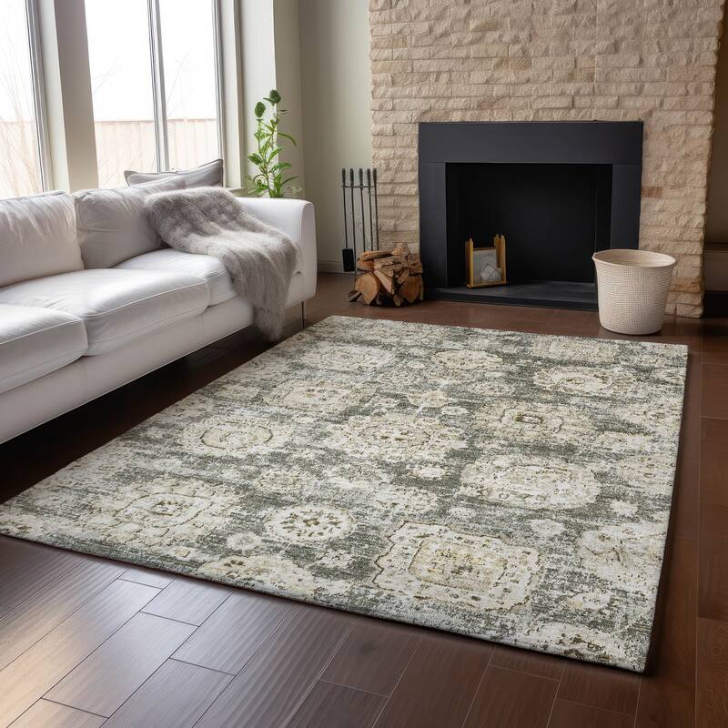 Premium Washable Super Soft Vintage Traditional Mayfield Rug