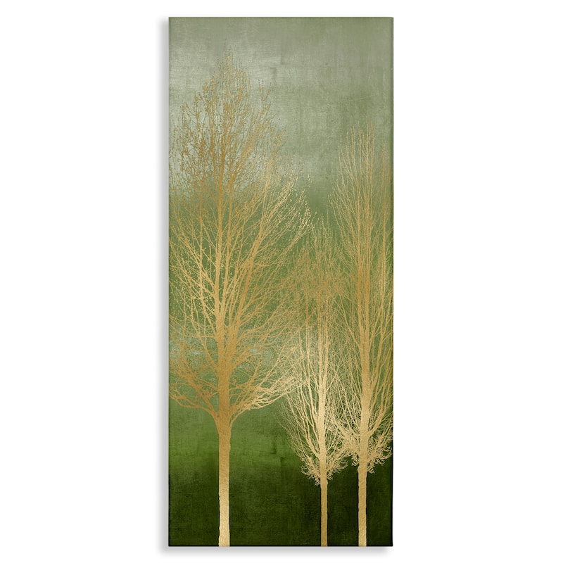 Stupell Tranquil Gold Branches Canvas Wall Art Design By Kate Bennett - 17 x 40