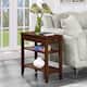Copper Grove Aubrieta1 Drawer Chairside End Table with Shelves