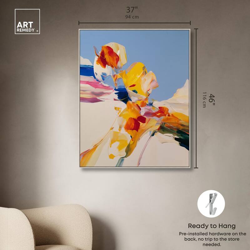 Flippant Bloom II Canvas by Art Remedy