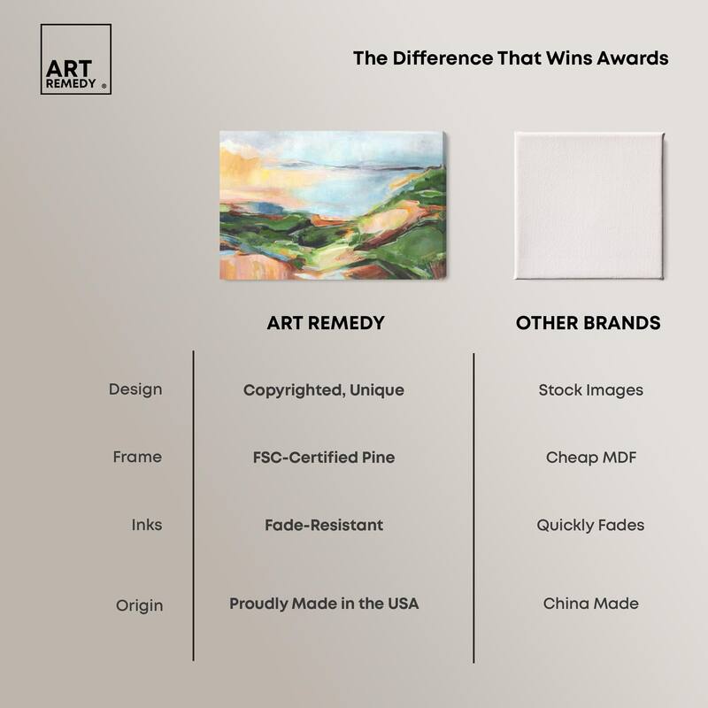 Abstract Landscape Canvas by Art Remedy, Gallery Wrapped