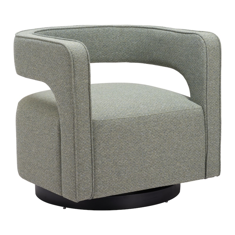 Turku Swivel Chair Sage Green - Sage Green