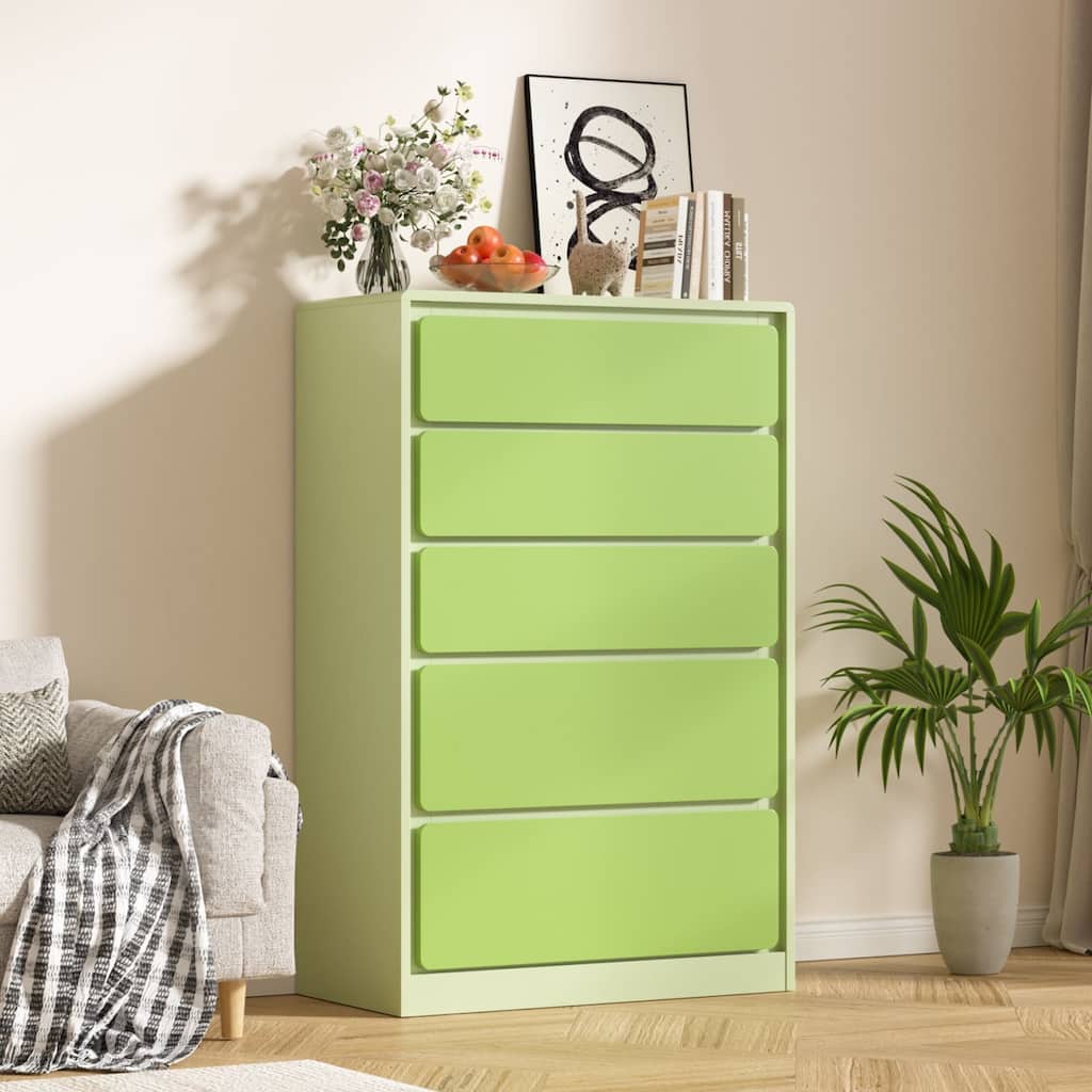 VEIKOUS 5-Drawer Chest of Dresser Storage Clothes Organizer for Bedroom, Organizers and Storage with Anti-Tipping Device