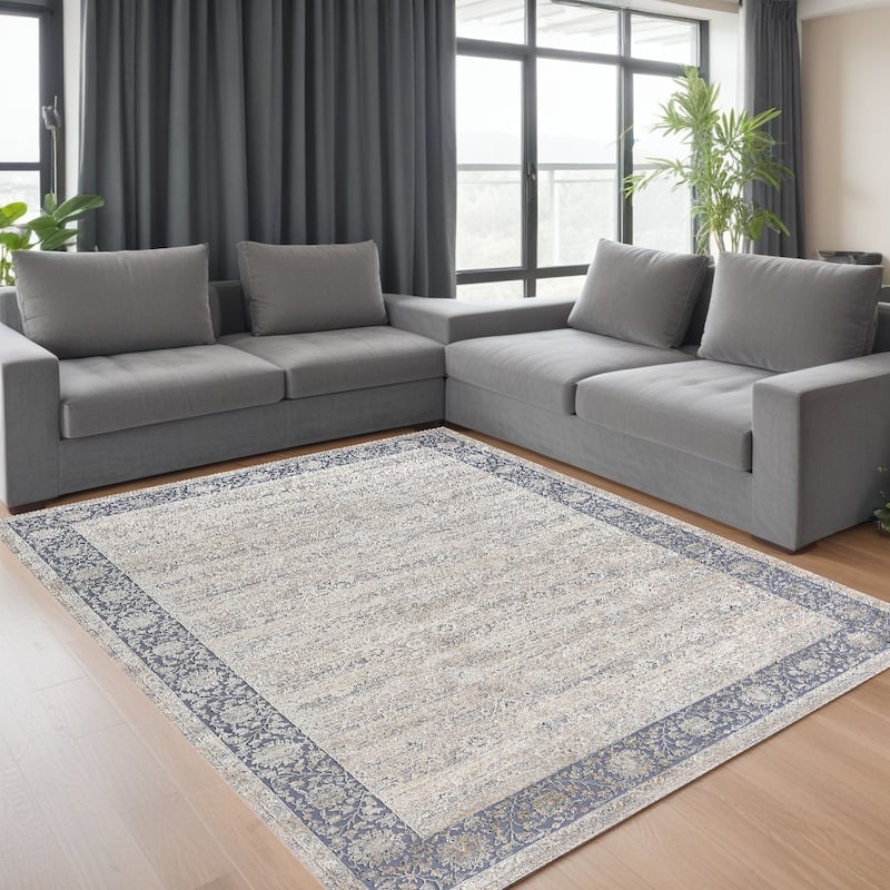 Cuxa Floral Traditional Woven Area Rug By HomeRoots