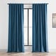 preview thumbnail 75 of 81, Exclusive Fabrics Textured Faux Dupioni Silk Thermal Blackout Curtains (1 Panel)
