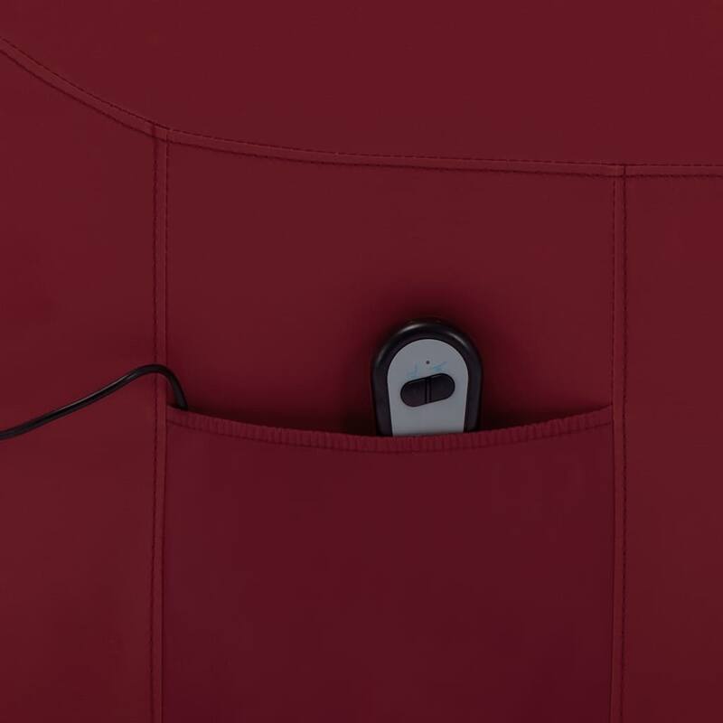 vidaXL Power Lift Recliner Electric Lift Chair for Home Theater Faux Leather - 26" x 35.8" x 42.1"