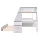 preview thumbnail 16 of 16, Twin over Full Bunk Bed with Trundle and Desk