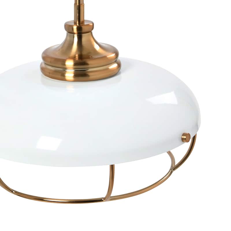 Robert Stevenson Lighting Presley - Caged Dome Ceiling Light - 13.0"L x 13.0"W x 8.9"H