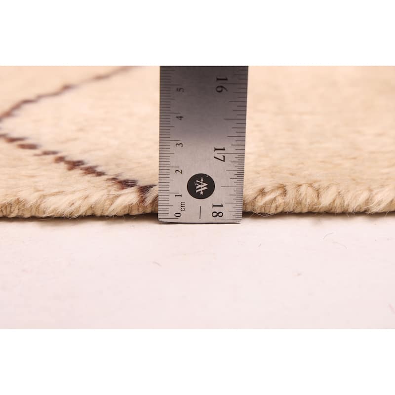 ECARPETGALLERY Hand-knotted Pak Finest Marrakesh Cream Wool Rug - 5'9 x 7'10