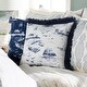 preview thumbnail 1 of 8, Artistic Weavers Adrie Coastal Scene Printed 18-inch Throw Pillow