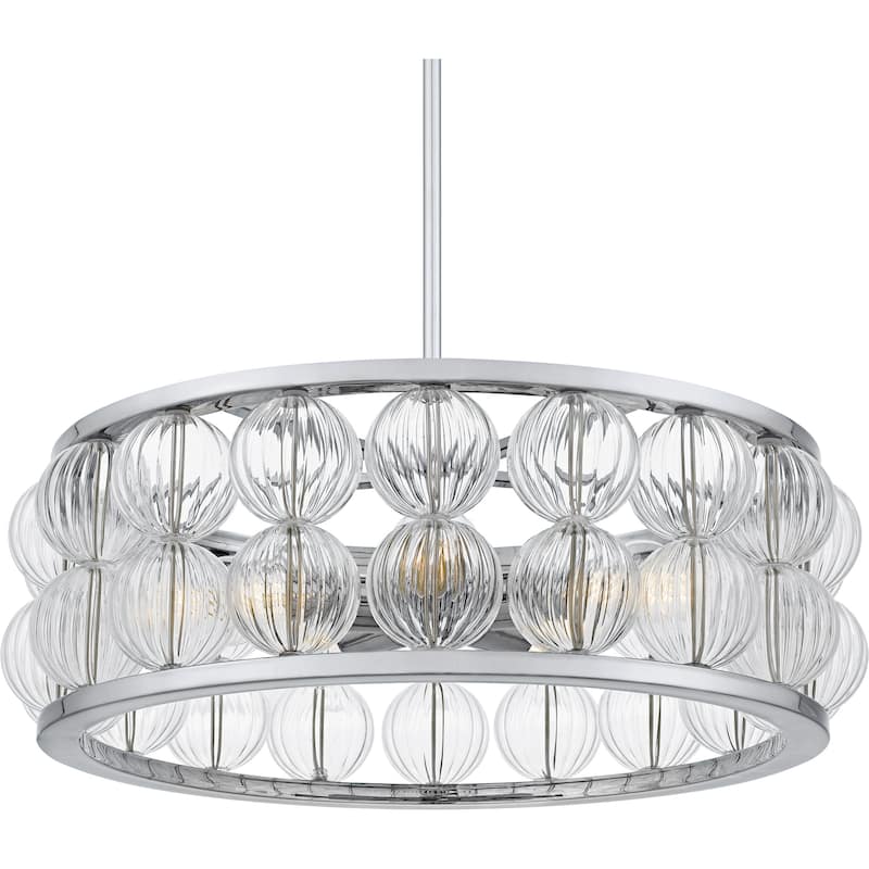 Terrarock 5-Light Polished Chrome Pendant
