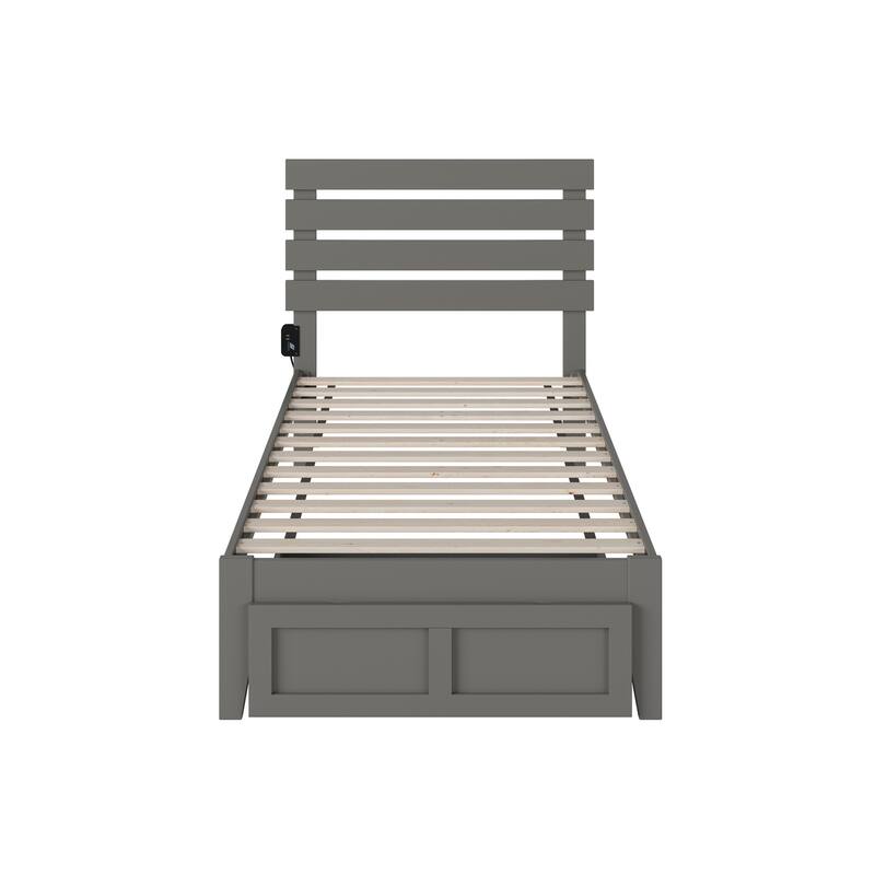 Oxford Platform Bed with Foot Drawer