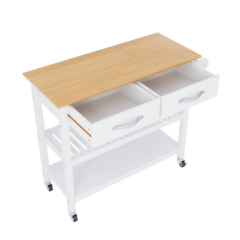 Mobile Kitchen Island with Two Lockable Wheels Bed Bath & Beyond