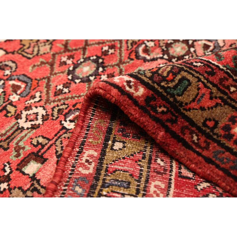 ECARPETGALLERY Hand-knotted Andelz Light Red Wool Rug - 2'9 x 9'1