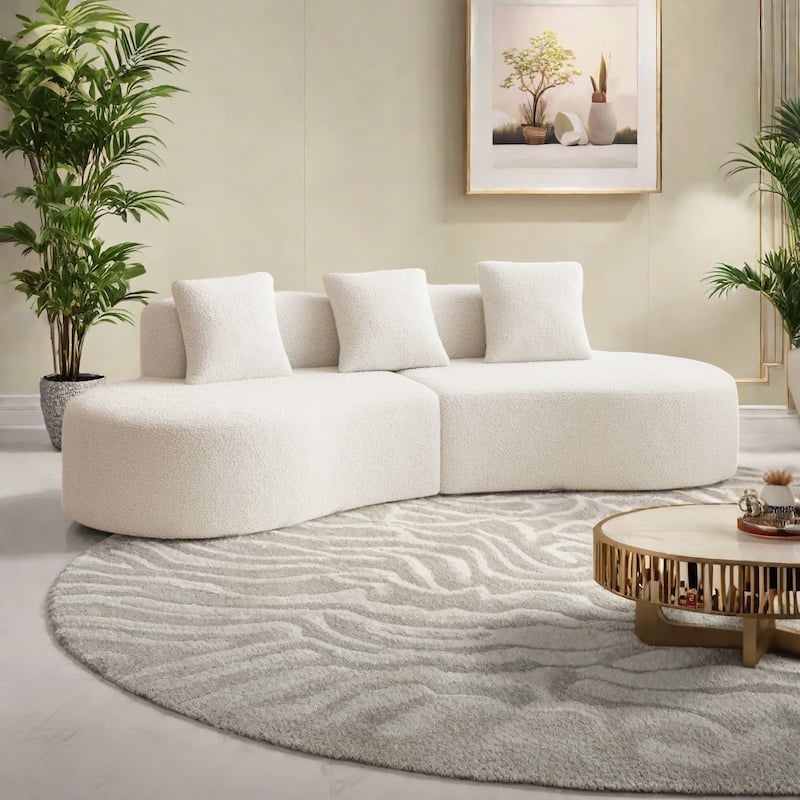 Modern Velvet 5-Seater Sofa for Living Room and Bedroom,Offices and Apartments