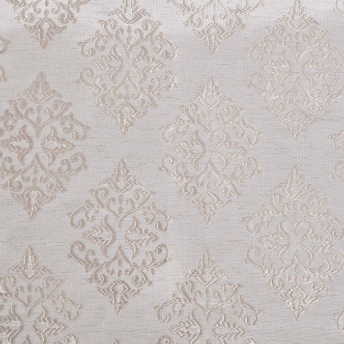 Superior Venetian Damask Jacquard Embroidered Washable Curtains, Set of 2