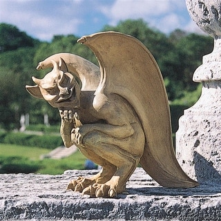Design Toscano Cambridge Hopping Gargoyle Statue - Bed Bath