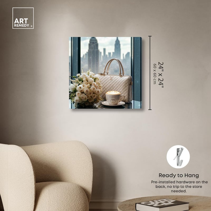 Glam by the Window New York Canvas by Art Remedy, Gallery Wrapped