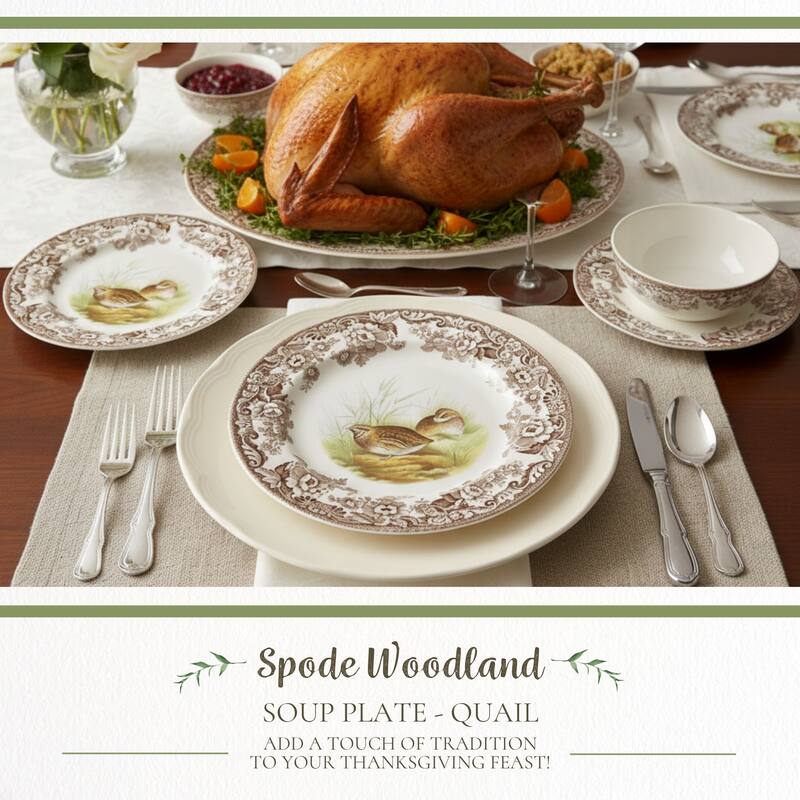Spode Woodland Soup Plate