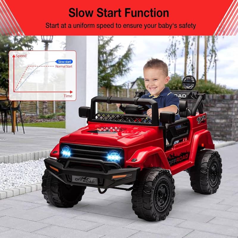 24v Kids Electric Ride-on Car 2-Seater, Off-Road Vehicle