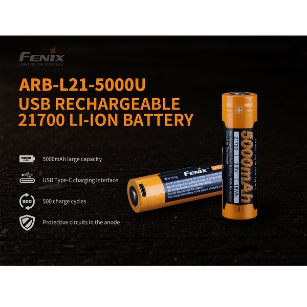 Fenix sales 21700 battery