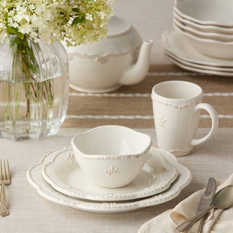 Certified International Heritage Beads 16 oz. Cereal Bowls,Set of 4 - 5.25'' W x 5.25'' D x 3'' H