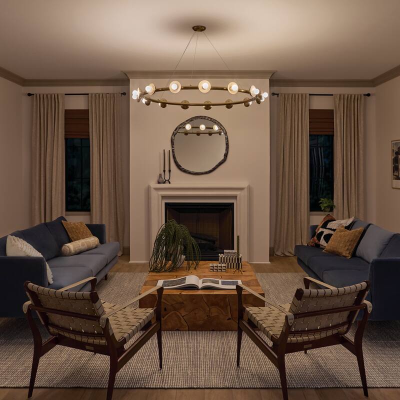 Palta 15-Light Wagon Wheel Chandelier
