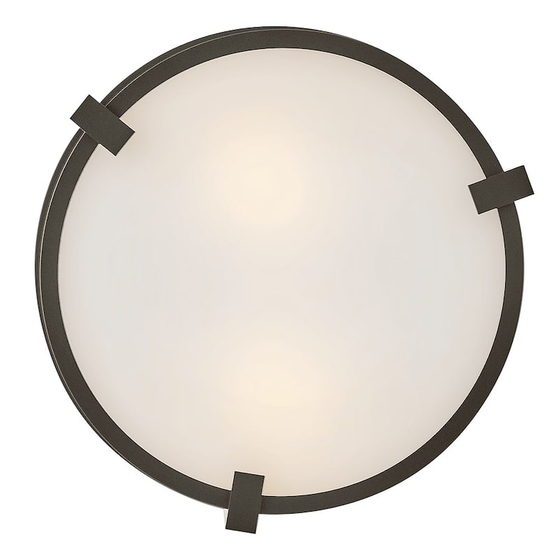 Hinkley Lighting 28963 Lowell 2 Light 13" Wide Flush Mount Drum