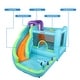 preview thumbnail 5 of 7, Bounce House Inflatable Water Slide With Water Gun and Climbing Wall