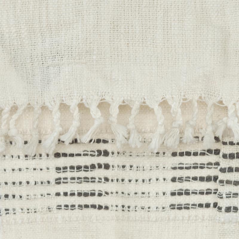 Rizzy Home Modern Stripe Hand Loomed Throw