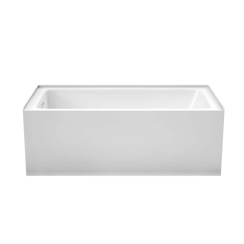 Grayley 60-Inch x 30-Inch Alcove Bathtub in White with Options