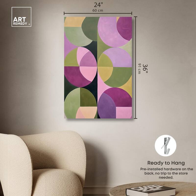 Purpurea II Canvas by Art Remedy, Gallery Wrapped