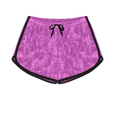 Luxe Velour Velvet Shorts For Women Soft Comfy Breathable With Drawstring Fit