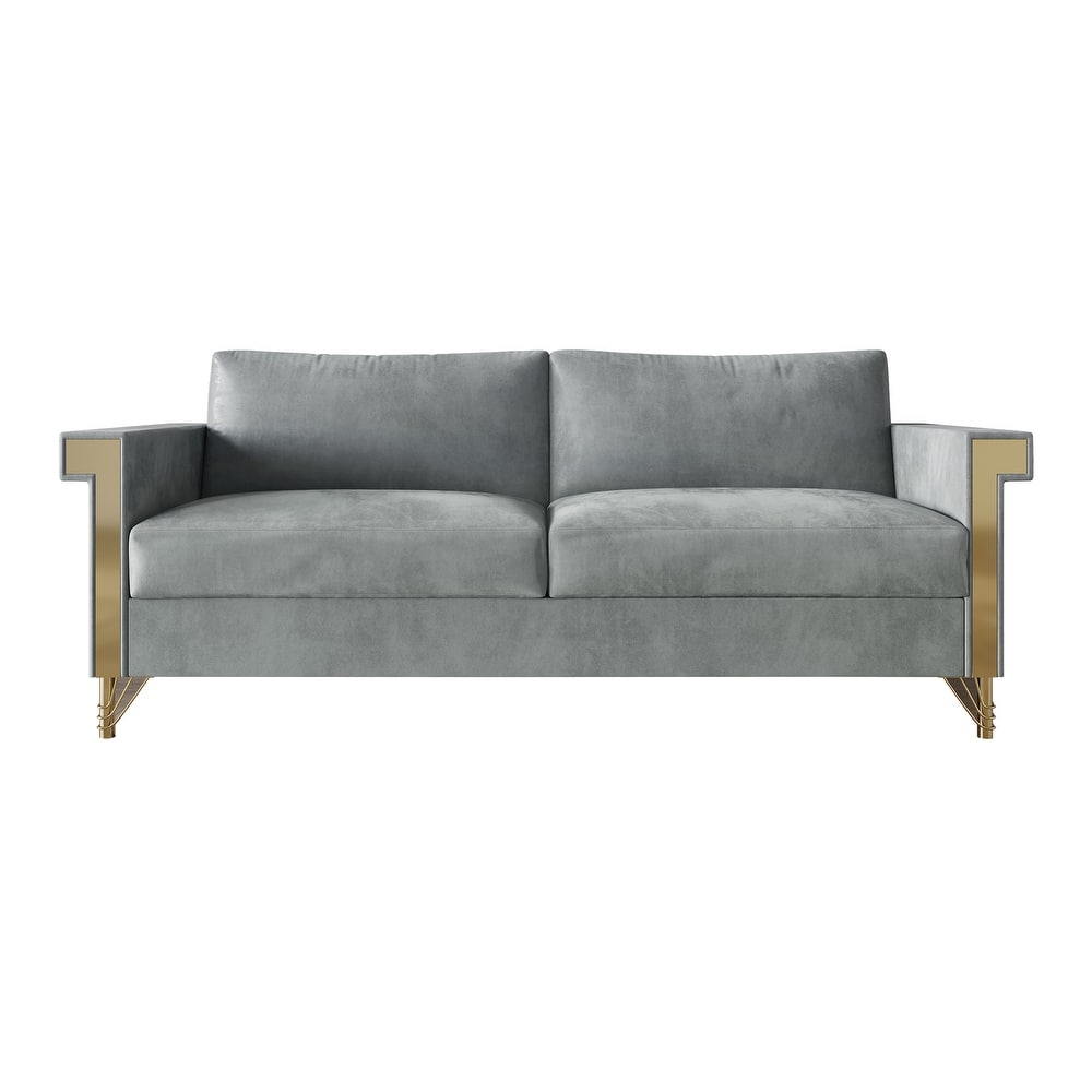 CraftPorch Luxurious Velvet Upholstered Sofa