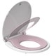 preview thumbnail 16 of 17, 2 in 1 Toilet Seat for Toddlers and Adults with Built-in Potty Training Seat Pink