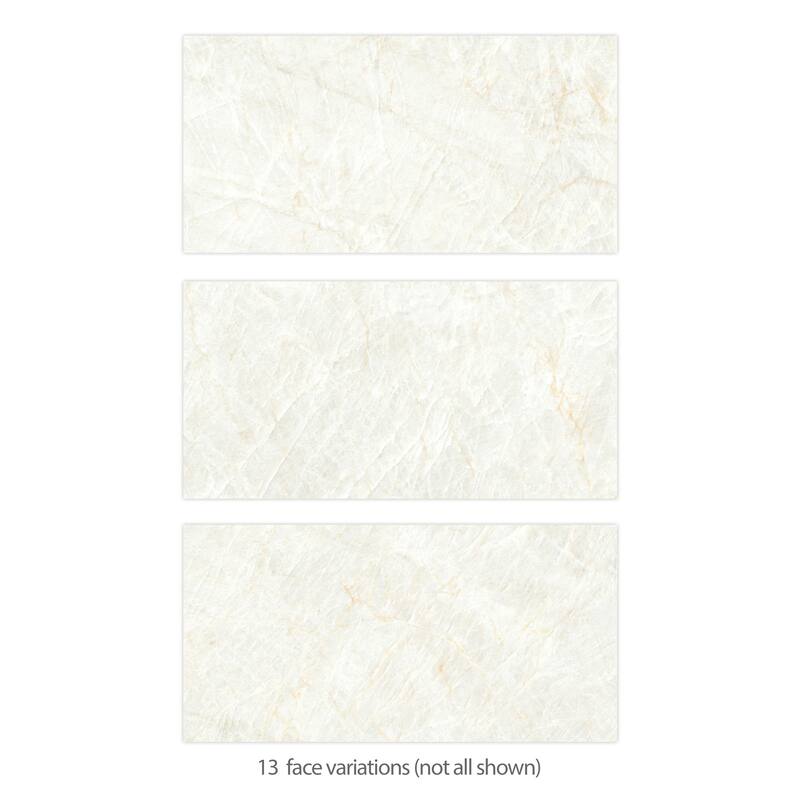 Merola Tile Taj Mahal Matte Cream 23-1/2" x 47-1/4" Porcelain Floor and Wall Tile